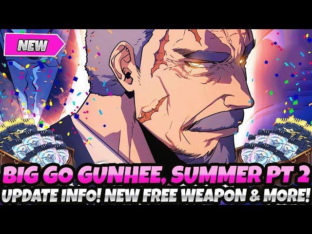 *BIG NEW GO GUNHEE & SUMMER PART 2 UPDATE INFO!* NEW FREE WEAPONS, EVENTS, MORE (Solo Leveling Arise