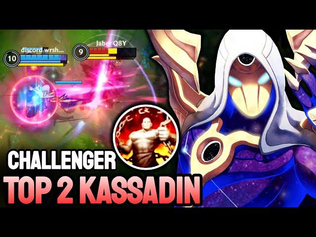 WILD RIFT KASSADIN - TOP 2 KASSADIN GAMEPLAY - CHALLENGER RANKED