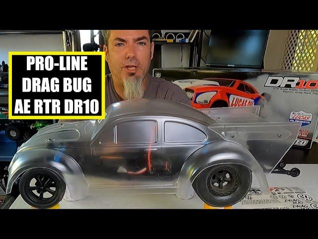 DR10 Pro-line Drag Bug body install