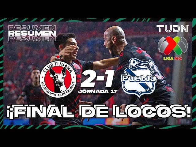 HIGHLIGHTS - Tijuana 2-1 Puebla | Liga Mx -AP2024 - J16 | TUDN