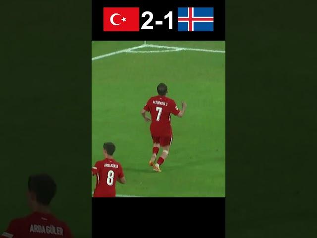 Türkiye vs İzlanda - Kerem Aktürkoğlu Hat-trick