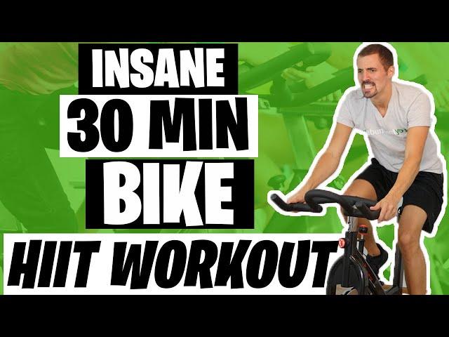 HIIT Workout - Insane 30 Minute Bike Workout