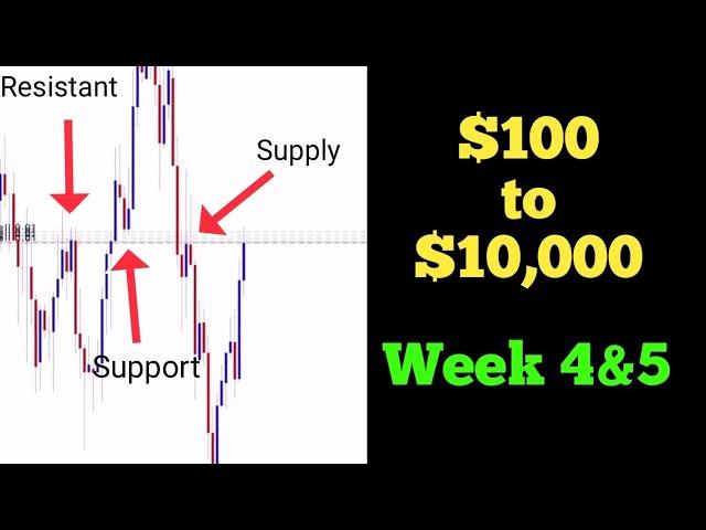 $100 to $10,000 | Week 4 & 5