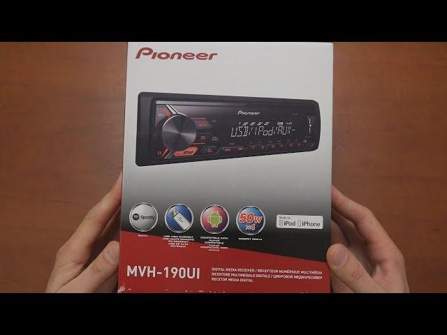 Pioneer mvh-190ui обзор и настройка