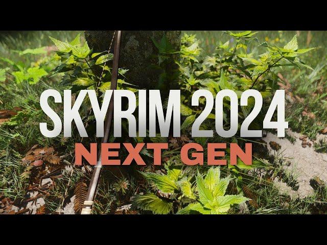 Skyrim SE 2024: Next-Gen Graphics with NGVO 2.0! - 4k 60FPS #skyrim #modding #skyrimmodding  #rtx