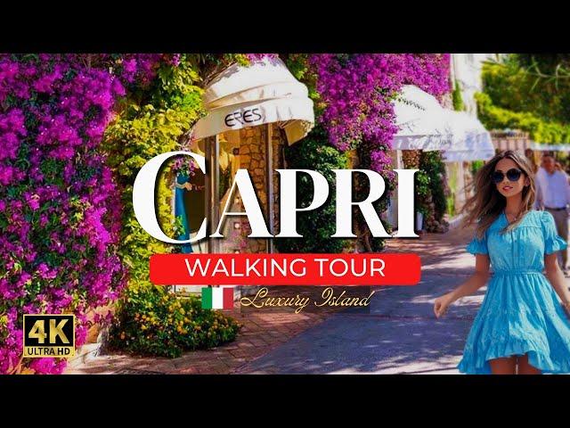 CAPRI, Italy 4K Walking Tour : Breathtaking Hidden Gem