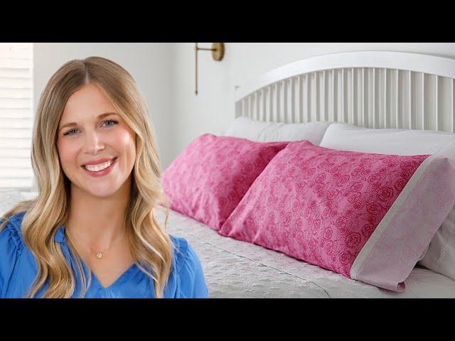 How to Make Basic Pillowcases - Free Sewing Tutorial