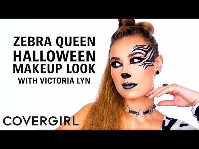 Zebra Queen Halloween Makeup Look with Victoria Lyn | COVERGIRL