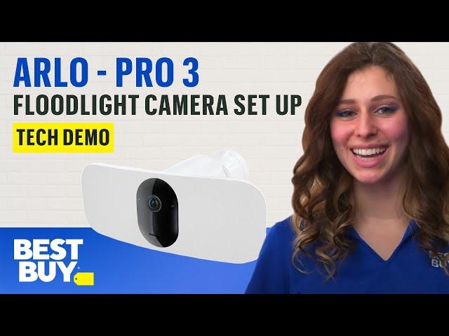 The Arlo Pro 3 Floodlight Camera - Tech Demo from Best Buy