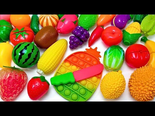 How to Cutting Wooden & Plastic FruitVegetables, Mango Kiwi |Satisfying VideoSquishy ASMR