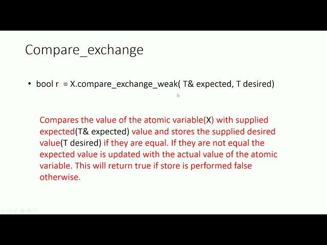 4. Compare_exchange_weak and compare_exchange_strong in C++ Atomics