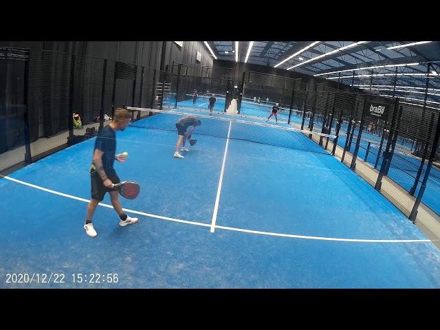 Ultimate Padel 22/12-20 F Lorentzon, M Knutas VS: Fredrik X, F Gustavsson