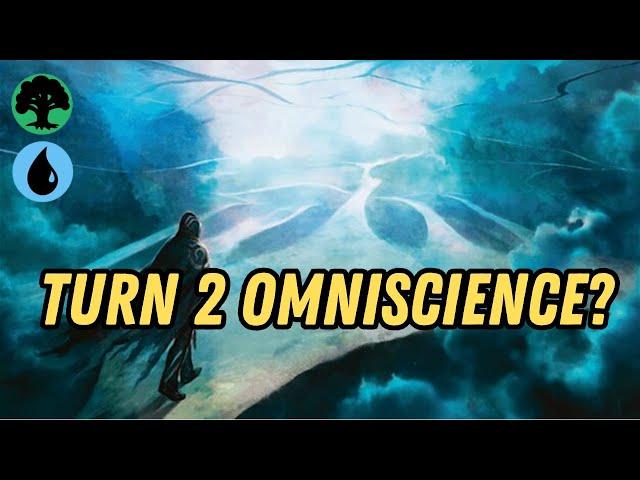 Turn 2 Omniscience? Manifest Dread Combo is Insane!  Foundations Standard MTG Arena.