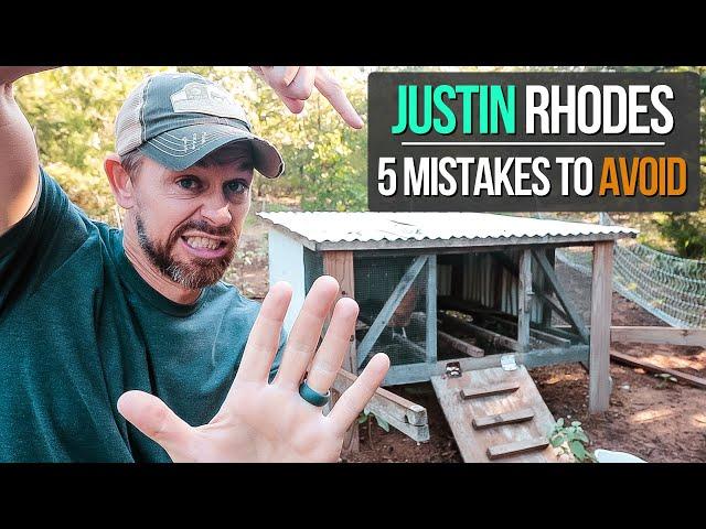 5 Mistakes to AVOID when Raising Chickens like Justin Rhodes