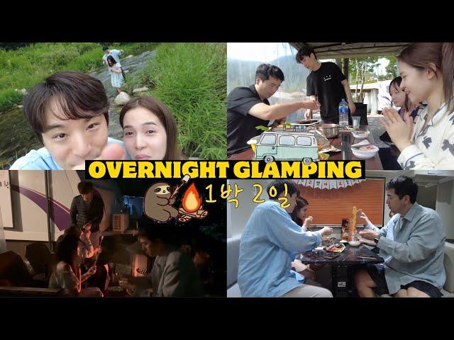 Overnight Glamping  s’mores making  ramen sesh 