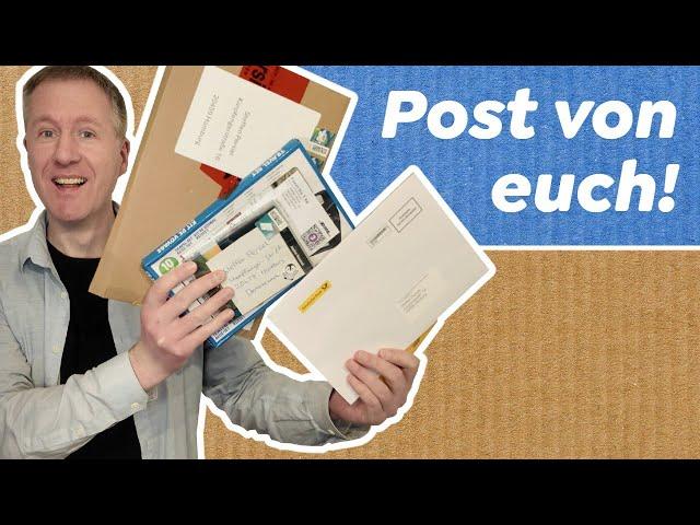 Ich packe eure Zuschauerpost aus 