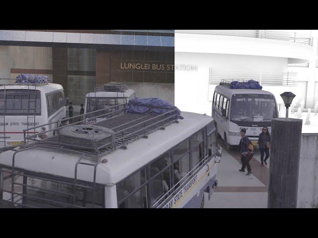 Bus Station Visual Effect Breakdown | Blender