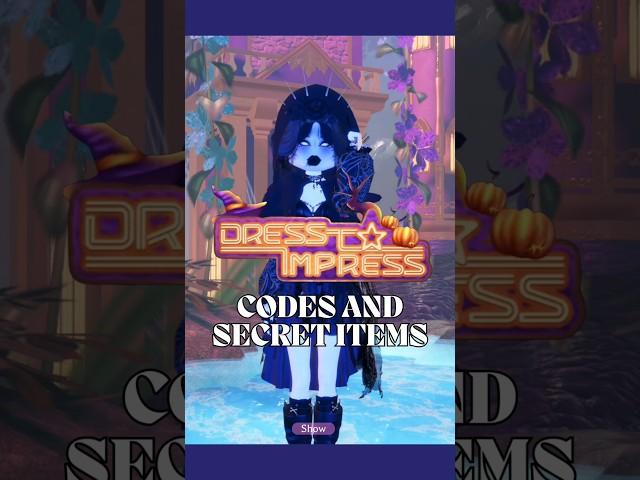 DTI HALLOWEEN UPDATE CODES #dti #dresstoimpress #dresstoimpressroblox #halloweenupdate #dtiupdate