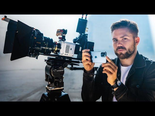 iPhone 12 Pro VS $40,000 CINEMA CAMERA | B-Roll Camera Test