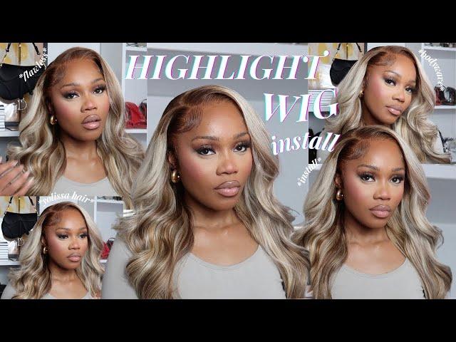 Gorgeous Stunning Brown Blonde Highlight Unit Wig Installation for You | ft. Yolissa Hair&LisaJemide