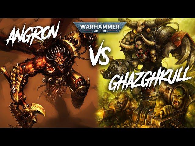 LORE DISCUSSION: Angron VS Ghazghkull Thraka - World Eaters vs Orks - Warhammer 40,000 Lore Overview