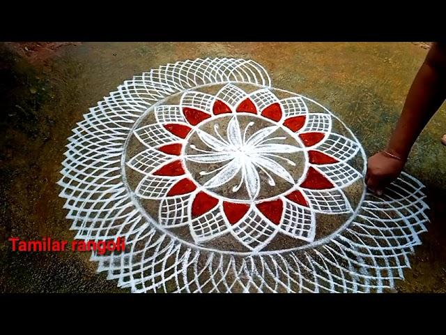 margarzhi madham traditional special new year rangoli/pandaga muggulu/padi kolam/tamilar rangoli