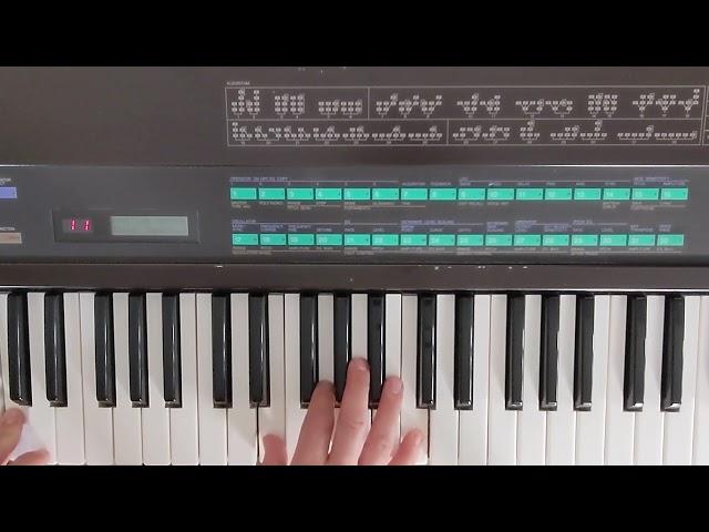 Yamaha DX7 - Famous Sounds Demo