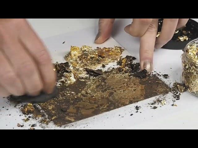 How to Use Cosmic Shimmer Gilding Flakes