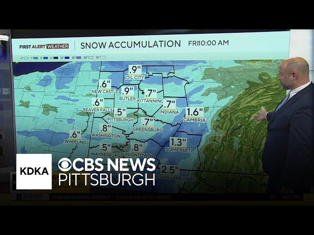 KDKA-TV Evening Forecast (1/22)