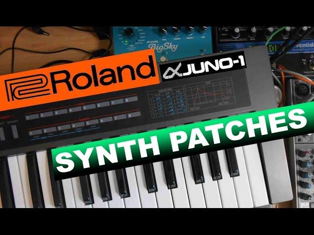 Roland Alpha Juno-1 Synthesizer Demo #2 New Patches