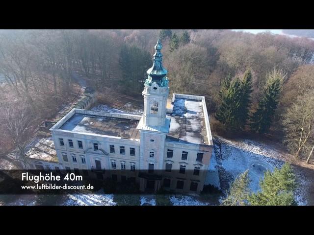 Luftvideo vom Schloss Dammsmühle / Brandenburg