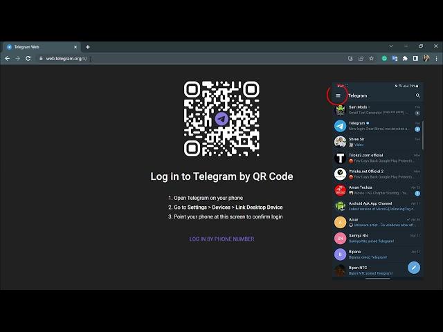 How to Connect Telegram to Laptop