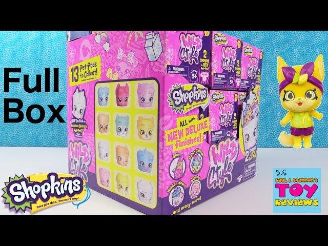 Shopkins Season 9 FULL BOX Wild Style 2 Packs Precious Unicorn Hunt | PSToyReviews