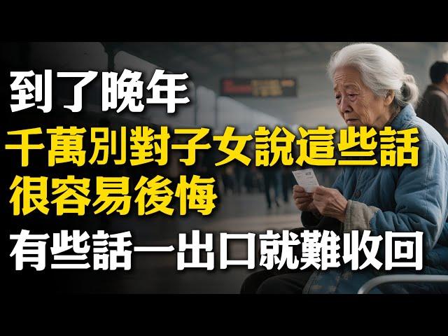 70歲阿嬤淚訴,靠退休金獨居，卻被兒子一句話刺痛心腸：原來晚年最怕說錯話！#晚年心语 #上了年紀該明白的事 #養老 #聰明老人 #長壽秘密 #延壽 #長壽 #晚年幸福 #生活經驗