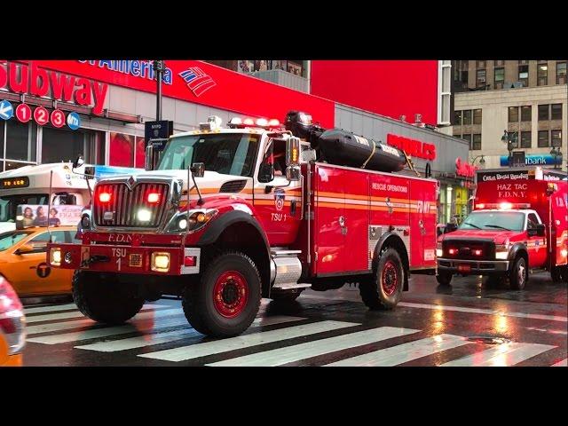 FDNY Major Response To An All Hands Fire 12/29/16