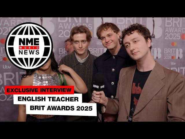 BRITs 2025: English Teacher look back at huge milestones and discuss more music on the horizon