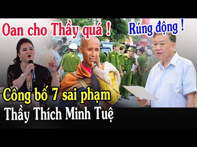 Tin Mới! Bất Ngờ Lộ 7 Cái Sai Của Thầy Thích Minh Tuệ Mới Nhất - Xin Cầu Nguyện l Đinh Thập Tự Vlog