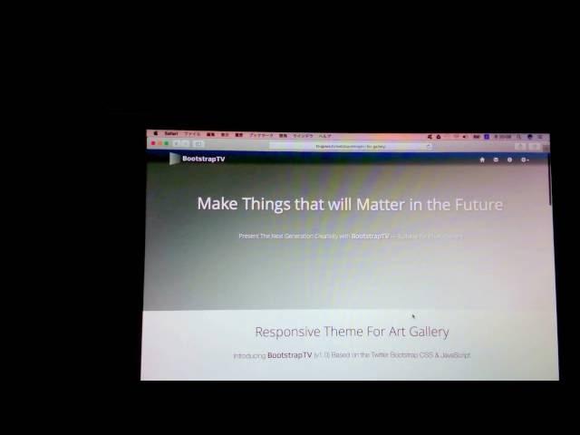 Introducing Theme for Art Gallery based on Bootstrap