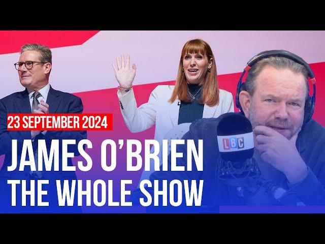 What am I supposed to be cross about? | James O'Brien - The Whole Show