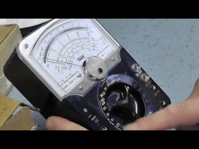 Repair & check a TMK Analogue multimeter Model 500TU-B