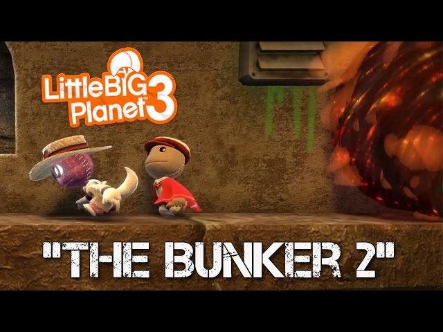 The Bunker 2 [Community Levels] Little BIG Planet 3 (PS4 Father & Son Gameplay)