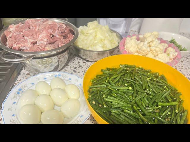 Flavoursome Lamb & Lubi|Egg & Cauliflower Bhuna