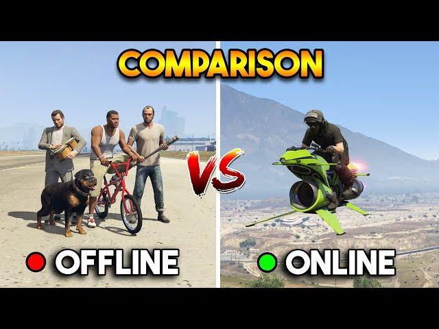 GTA 5 VS GTA ONLINE