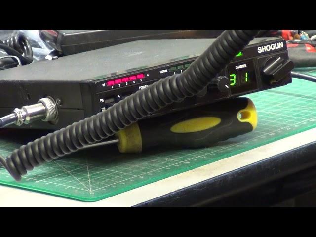 Shogun CB 27/81 UK FM CB radio - On The Air test