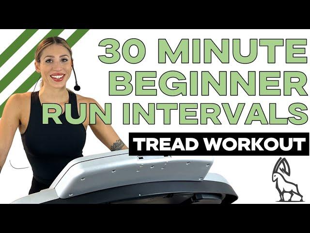 30 MIN BEGINNER RUN INTERVALS | Treadmill Follow Along! #ibxrunning