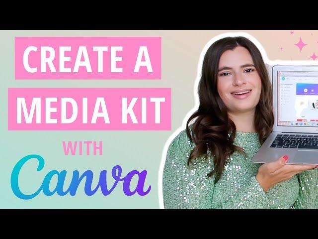 How To Make an Influencer Media Kit (FULL Tutorial in Canva) 