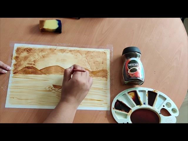 Easy Coffee Painting