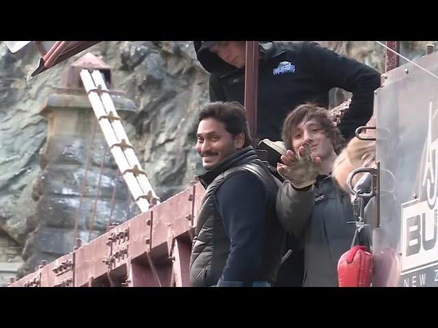 AP CM YS Jagan Bungee Jump Original Video  New Zealand | AP CM YS Jagan Bungee Jump Video Goes Viral