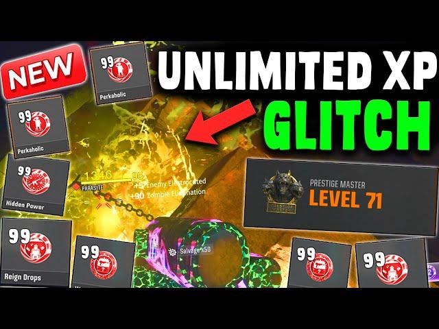 NEW SOLO UNLIMITED XP CAMO GLITCH / PERKAHOLIC FARM! BLACK OPS 6 GLITCHES!