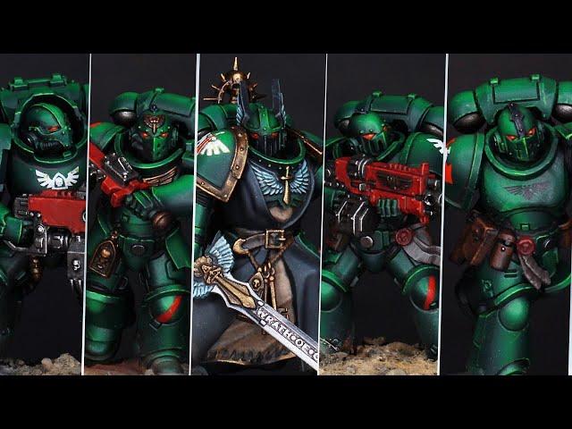 How to Paint DARK ANGELS Space Marines | My new Kill Team | Nostalgia time!!